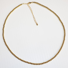 4MM Brass Ball Necklace Chain